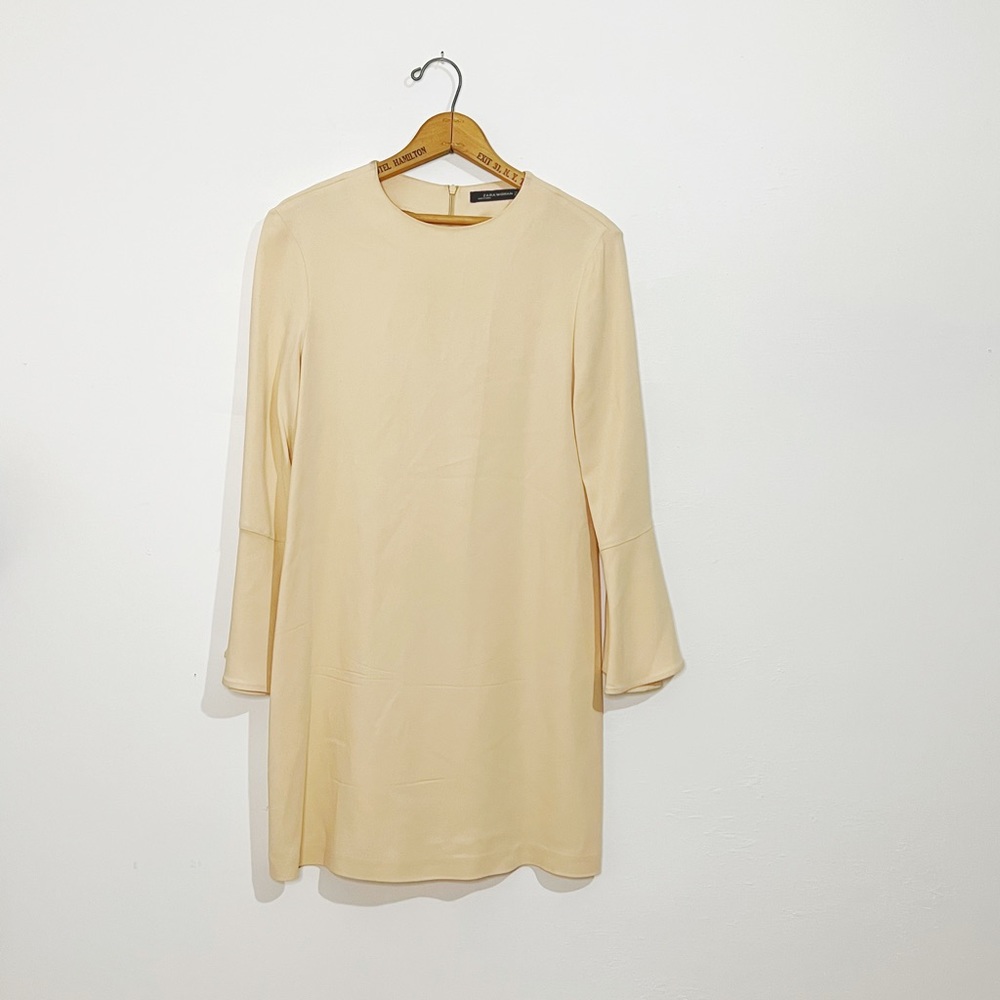 Zara | Cream Longsleeve Dress